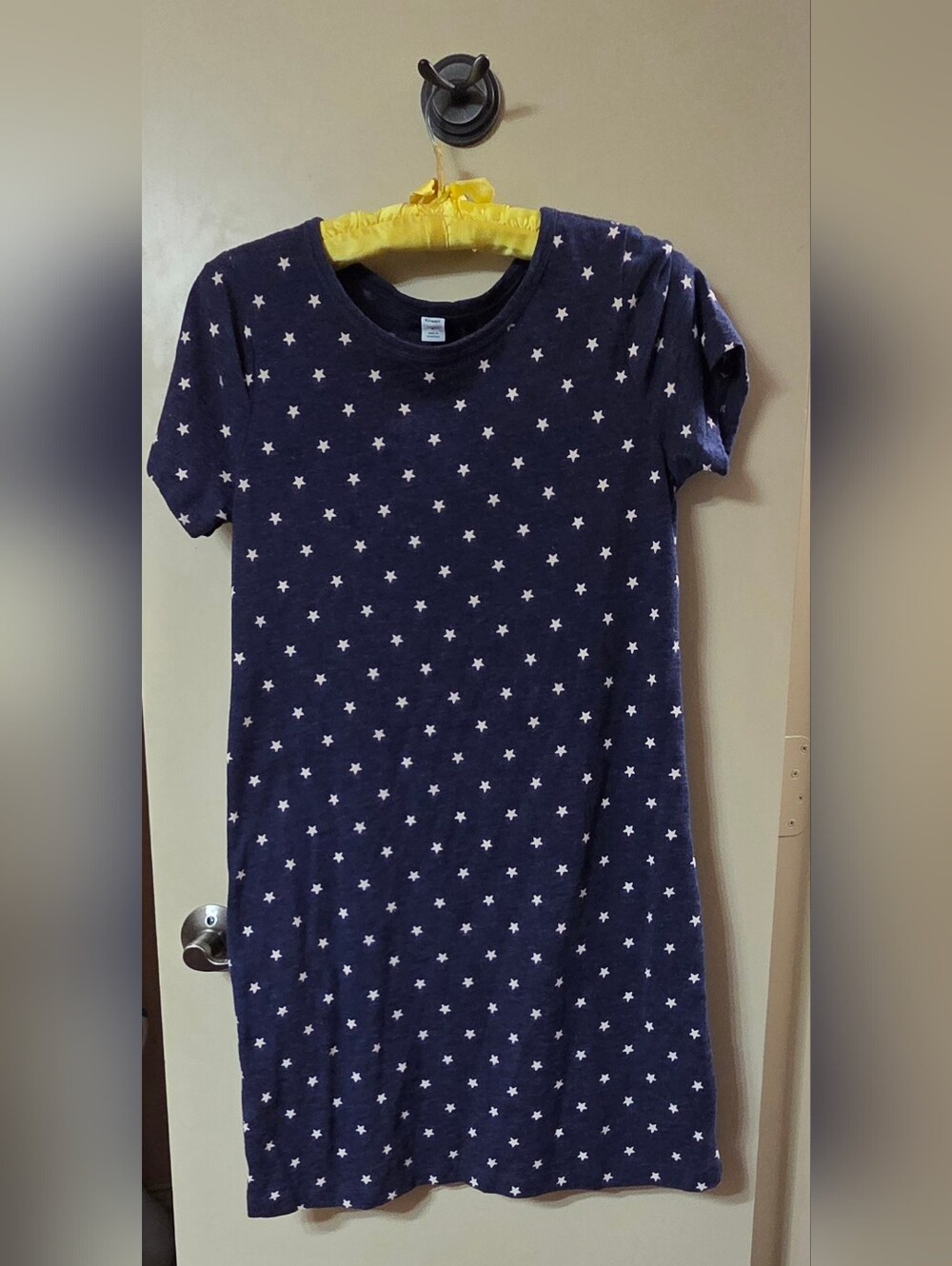 Old Navy Navy with White Star Midi Dress